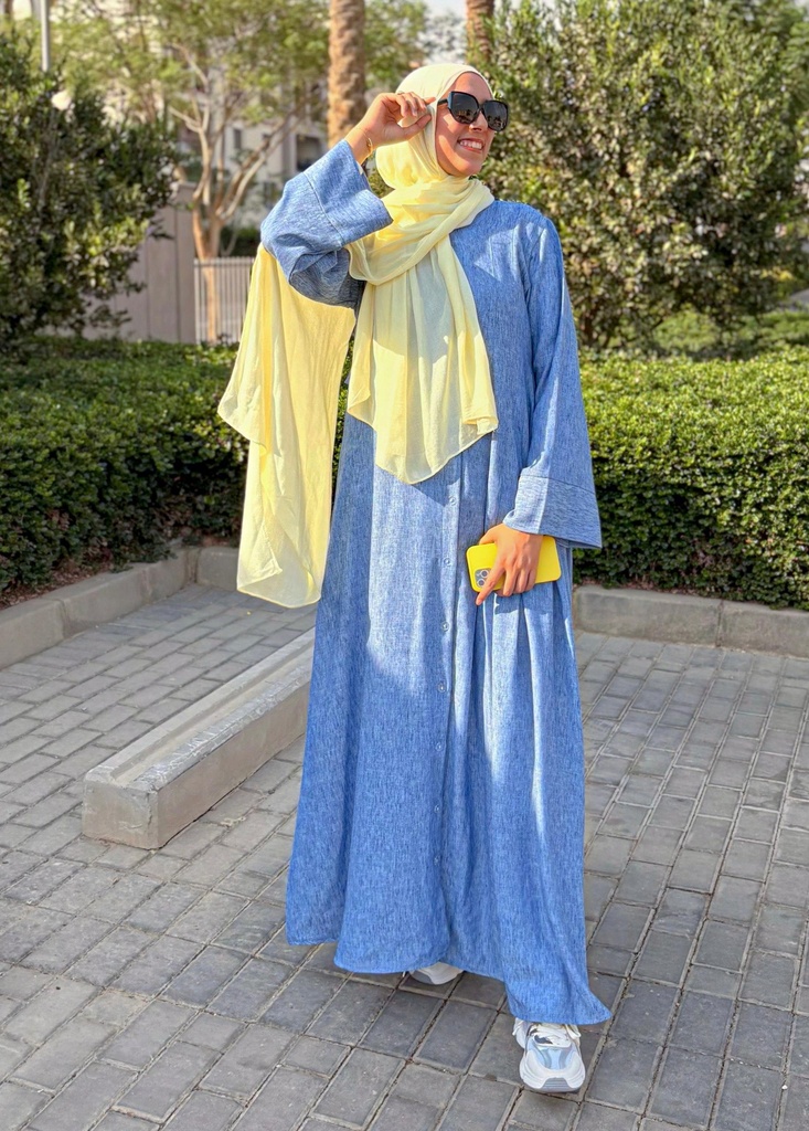 Dalila Dress in denim blue